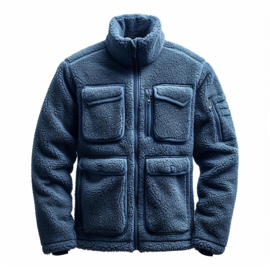 Men’s Premium Utility Fleece Jacket – Warm Winter Casual Wear